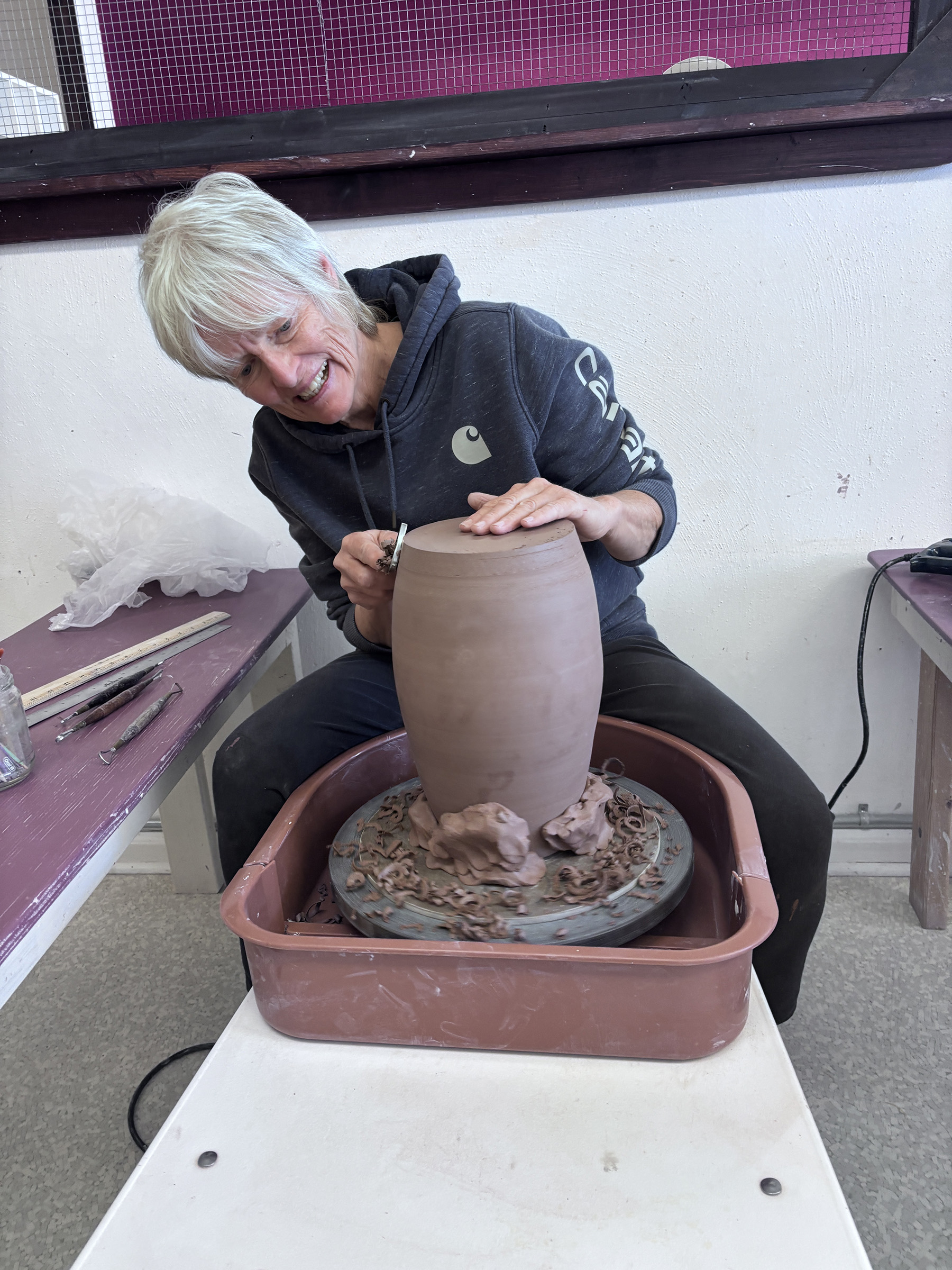 KJ Kahnle trimming large pot